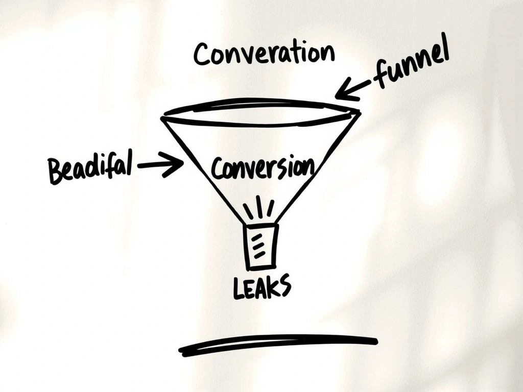 Diagramme d'entonnoir annoté