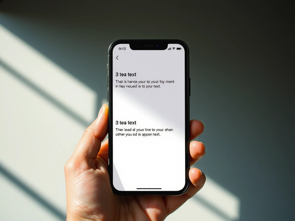 Interface utilisateur simplifiée